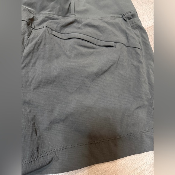 Athleta High Waist Olive Shorts - Picture 4 of 7